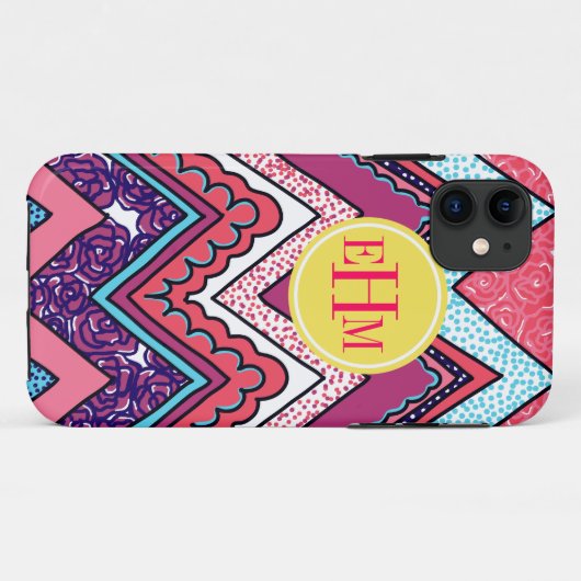 Indie Chevron Case-Mate iPhone Case (Achterkant (horizontaal))