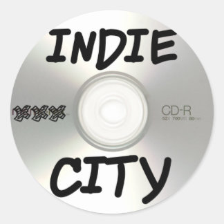 Indie City-cd Ronde Sticker