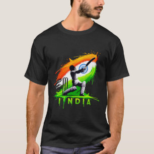 Indië Cricket Indiase Cricket-fan T-shirt