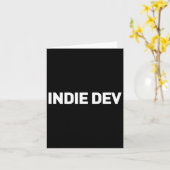 Indie Dev - Ontwikkelaar van videogames Indie Game Kaart (Gele Bloem)