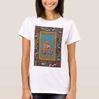 Indië Elephant Boho Mughal Paisley Art T-shirt