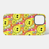 Indie Esthetiek Indie Kid Smileygeluid Patroon Y2K iPhone Hoesje (Achterkant horizontaal)