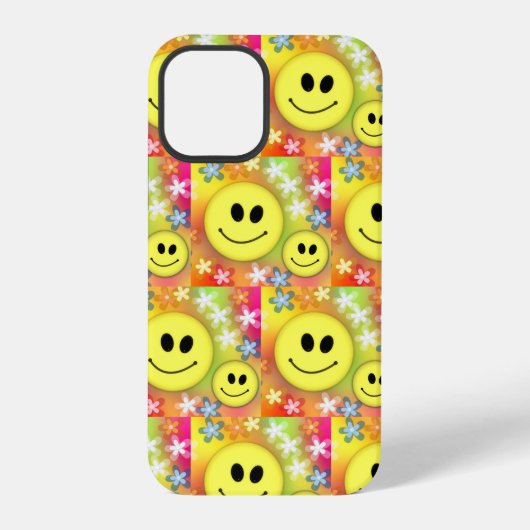 Indie Esthetiek Indie Kid Smileygeluid Patroon Y2K iPhone Hoesje (Achterkant)