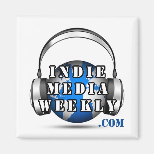 Indie Media Weekly logo magneet (Voorkant)
