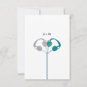 Indie-mixtapes (Blauwgroen/zilver) RSVP (Achterkant)