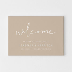 INDIE Modern Bohemian Cream Beige Weddenschap Welk Canvas Afdruk
