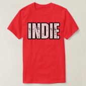 Indie Name Cadeau Verjaardagsvakantie Jubileum T-shirt (Design voorkant)