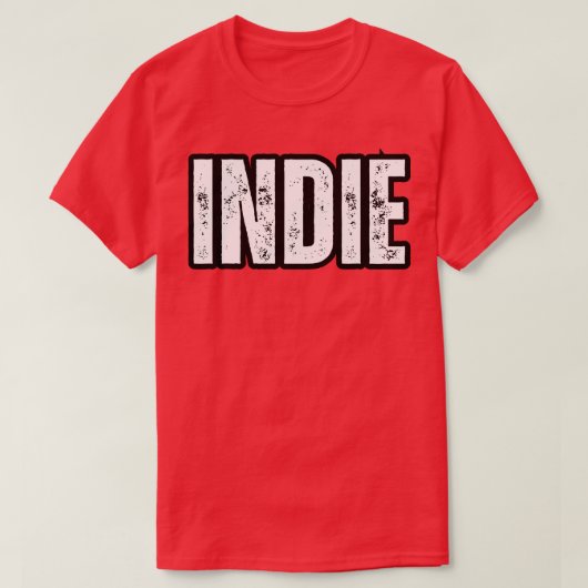 Indie Name Cadeau Verjaardagsvakantie Jubileum T-shirt (Design voorkant)