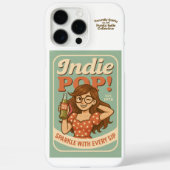 Indie Pop iPhone Case – Retro Soda Label (Achterkant)