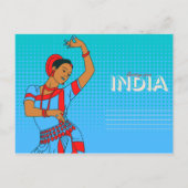 Indië Reisansichtkaart Briefkaart (Achterkant)