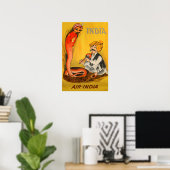 Indië Reisposter Air-India Kunst Indiase Print (Thuiskantoor)