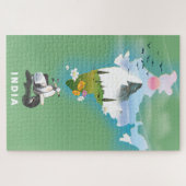 Indië reisposter legpuzzel (Horizontaal)