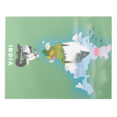 Indië reisposter notitieblok (Voorkant)