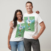 Indië reisposter t-shirt (Unisex)
