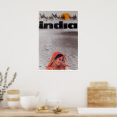 Indië Reisposter Vintage Indiase Kunstprint Poster (Keuken)