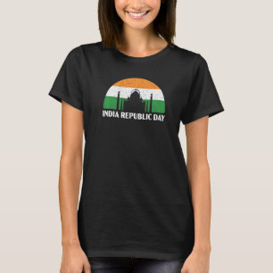 Indië Republiek Dag Hindoestani Indiase Vlag 5 T-shirt