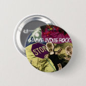 Indie Rock Ronde Button 5,7 Cm (Voorkant /achterkant)