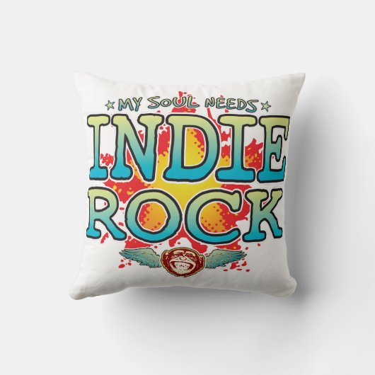 Indie Rock Soul Cushion Kussen (Achterkant)