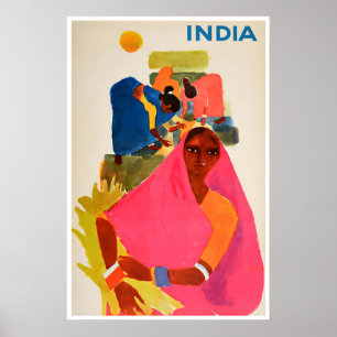 Indië Schilderij Indiase Kunstprint Reisposter Poster