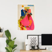 Indië Schilderij Indiase Kunstprint Reisposter Poster (Thuiskantoor)