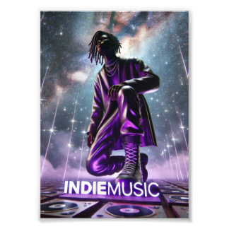 indieMusic Paarse-1 Foto Afdruk