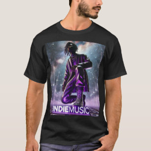 indieMusic Paarse-1 T-shirt
