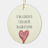 Indien alleen chocolade-Cured kanker in plaats van Keramisch Ornament (Links)