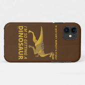 INDIEN DE GESCHIEDENIS ZELF INTREKT, DUS EEN DINOS Case-Mate iPhone CASE (Achterkant (horizontaal))