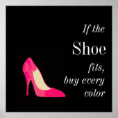 indien de schoen in poster past (Voorkant)