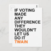 Indien de stemming een verschil maakt.png briefkaart (Voorkant / Achterkant)