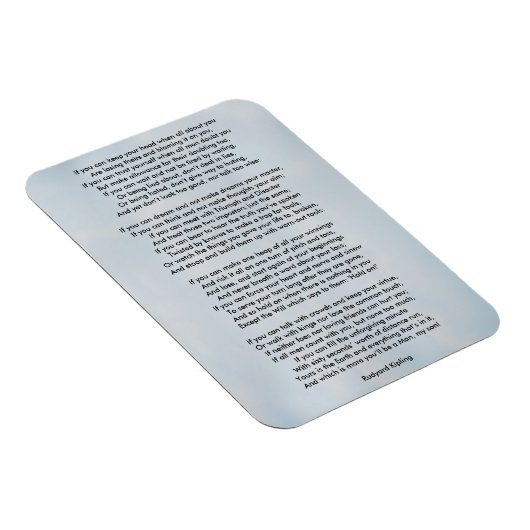 Indien door Rudyard Kipling Magneet (Rechterzijde)