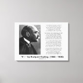 Indien- door Rudyard Kipling Motivatie Advice Poem Canvas Afdruk (Voorkant)
