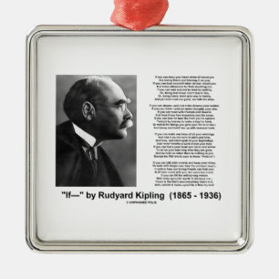 Indien- door Rudyard Kipling Motivatie Advice Poem Metalen Ornament
