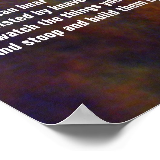 Indien door Rudyard Kipling Poster (Hoek)