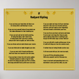 Indien door Rudyard Kipling Poster