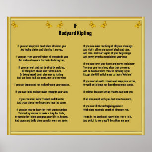 Indien door Rudyard Kipling Poster