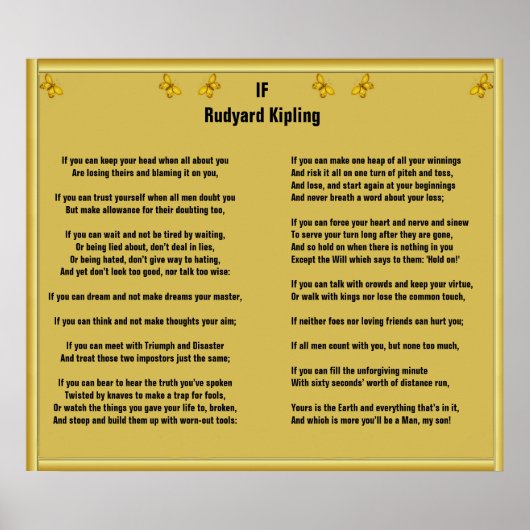 Indien door Rudyard Kipling Poster (Voorkant)