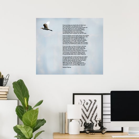 Indien door Rudyard Kipling Poster (Thuiskantoor)