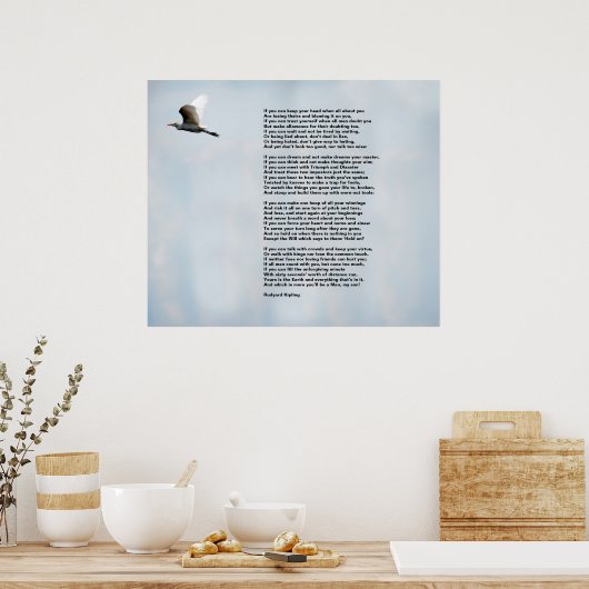 Indien door Rudyard Kipling Poster (Keuken)