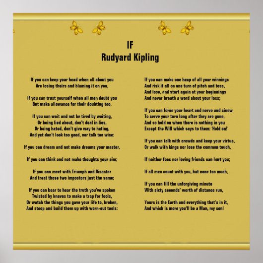 Indien door Rudyard Kipling Poster (Voorkant)