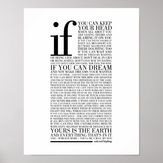 Indien door Rudyard Kipling Poster (Voorkant)