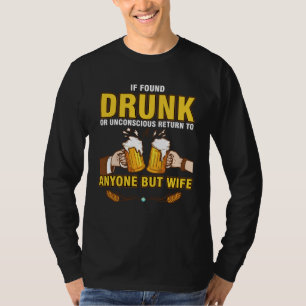 Indien Dronken Gevonden Terug Naar Iedereen Behalv T-shirt