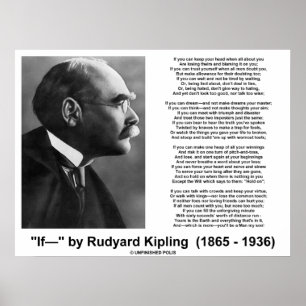 Indien gedicht door Rudyard Kipling (Afbeelding vo Poster
