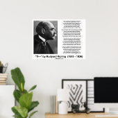 Indien gedicht door Rudyard Kipling (Afbeelding vo Poster (Thuiskantoor)