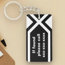 Indien gevonden, bel dan sleutelhanger