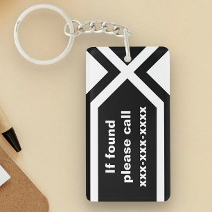 Indien gevonden, bel dan sleutelhanger