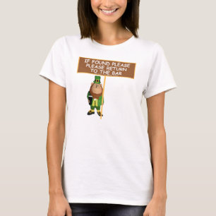 Indien gevonden, ga dan terug naar de bar Irish T-shirt