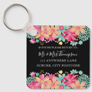 Indien gevonden, ga dan terug naar Floral Address  Sleutelhanger