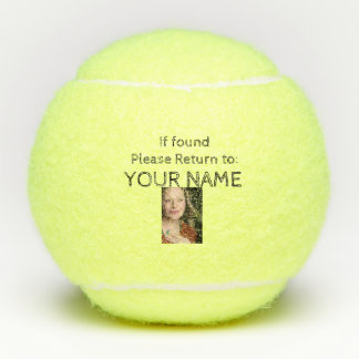 Indien gevonden, ga dan terug naar JOUW NAAM Tennisballen