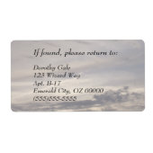 Indien gevonden, ga terug naar etiket (Voorkant)